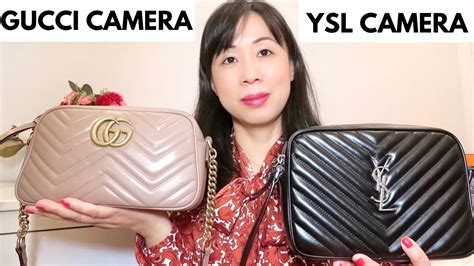 GUCCI MARMONT CAMERA BAG VS YSL CAMERA BAG 